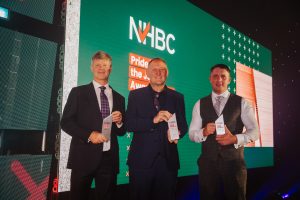 NHBC Pride in the Job Awards 2025_North East_L-R Nigel Smith, Lee Dewing, Steven Taylor